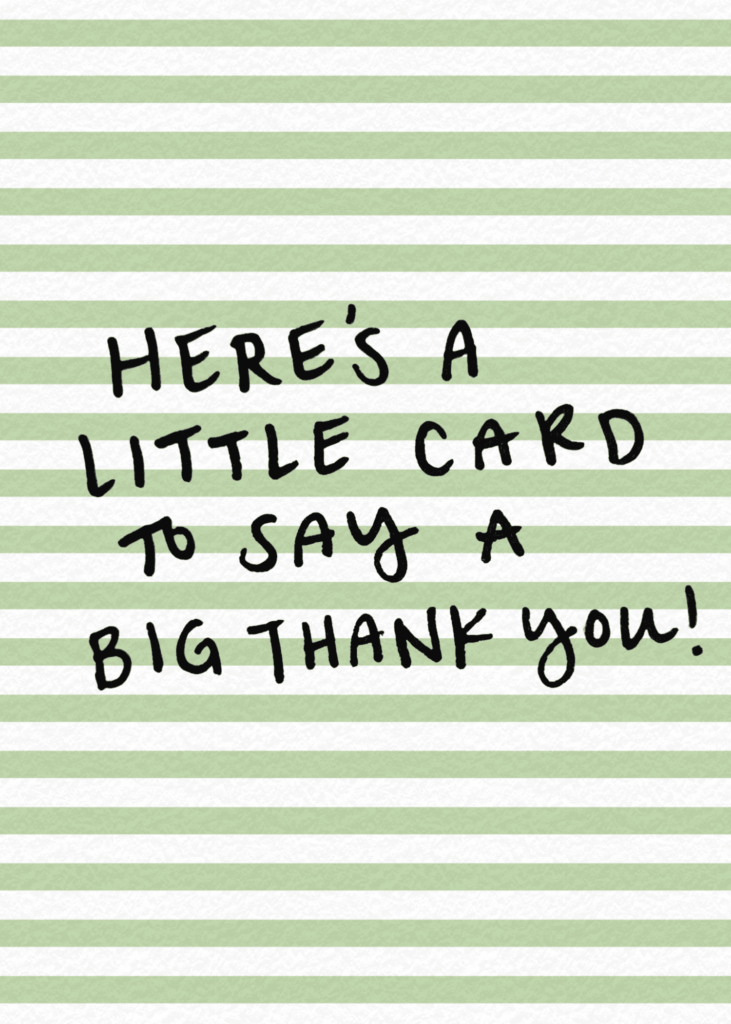 Big Thank You