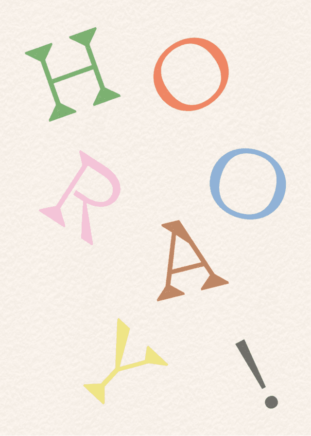 Hooray Multicolor