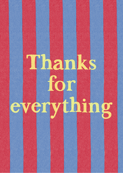 Thanks for Everything