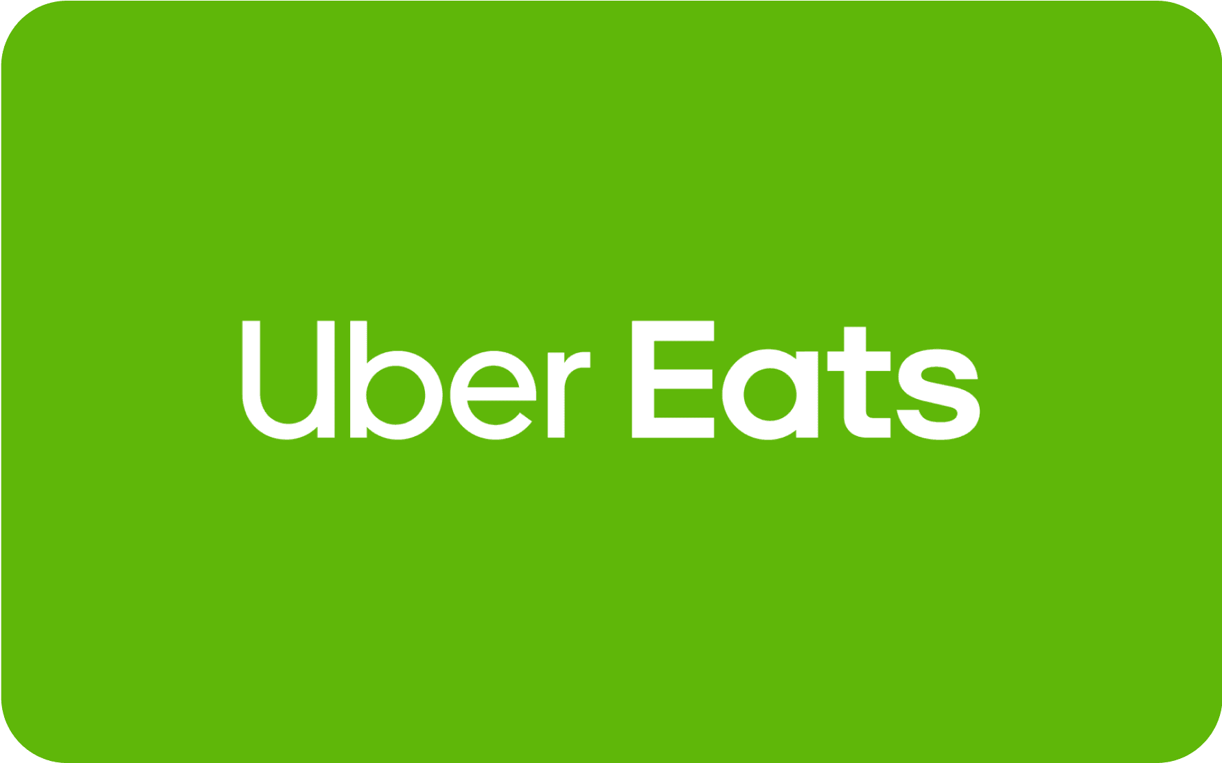 Uber Eats gift card