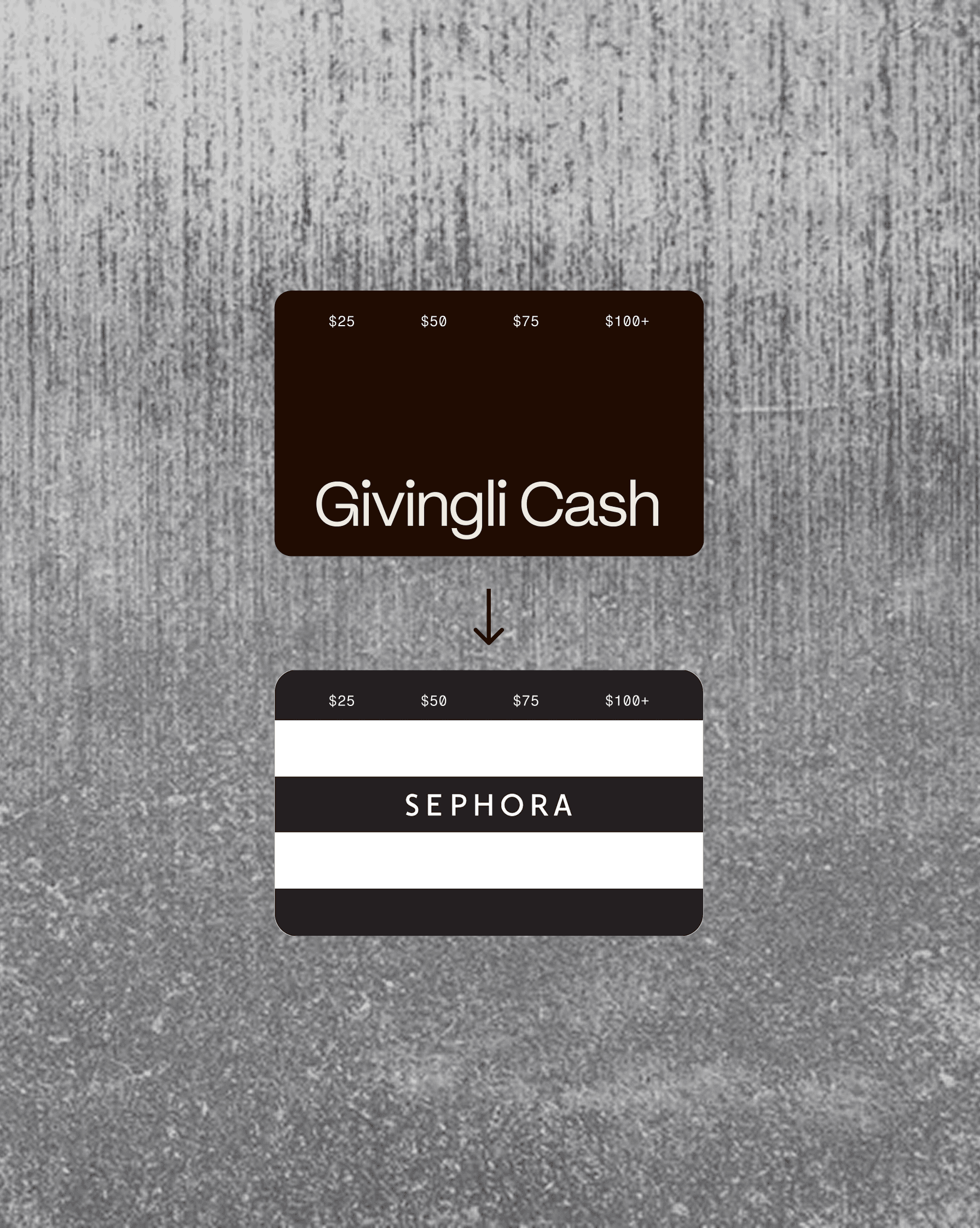 Givingli Cash gift card preview