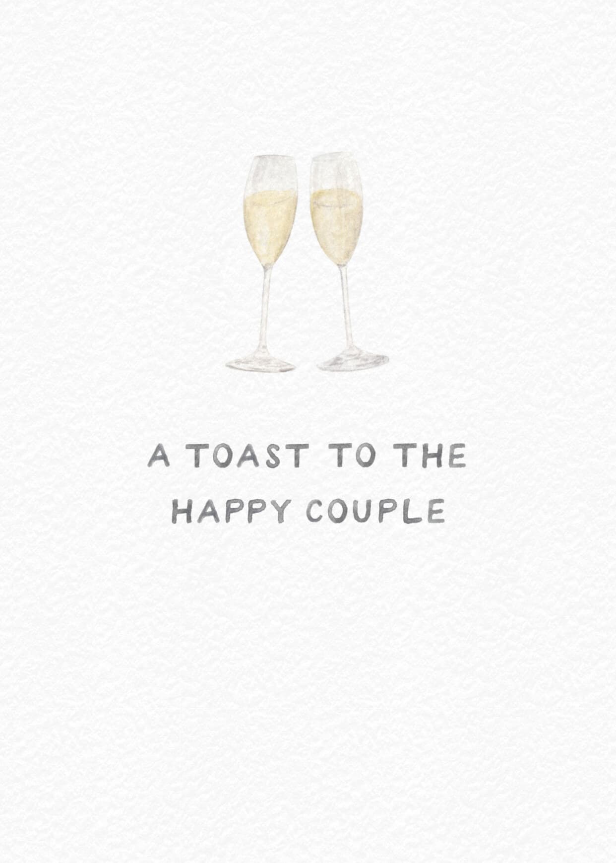 A Toast to the Happy Couple